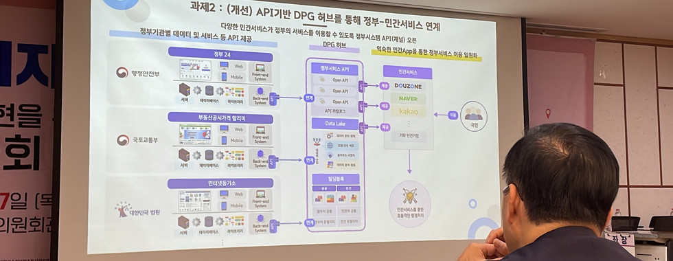 디지털플랫폼정부 구현을 위한 국회 토론회