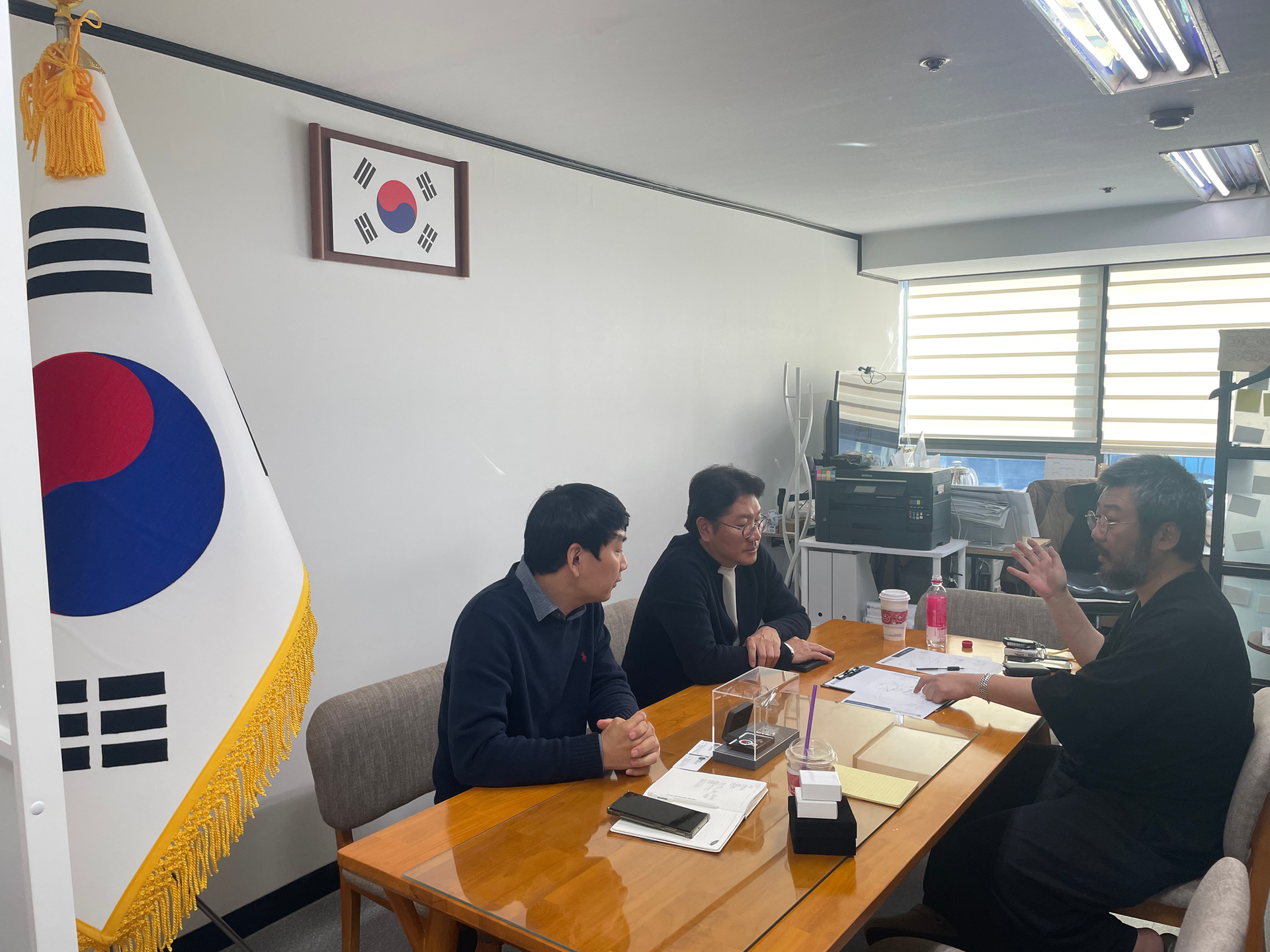 (주)센스톤과 보안기술 논의